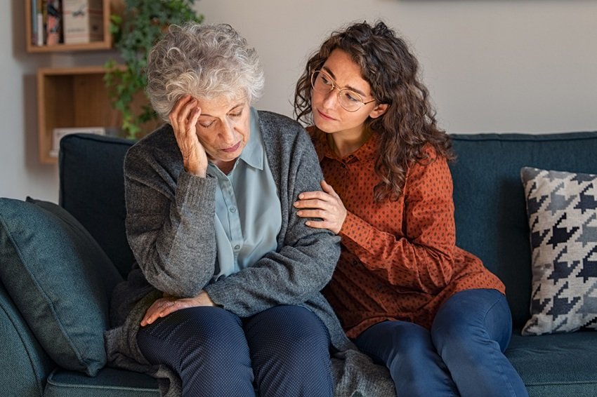 Ilustração que simboliza a preocupação com a doença de Alzheimer e a importância do diagnóstico precoce.