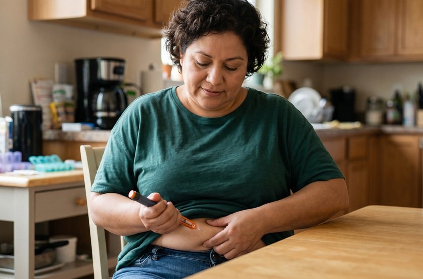 Representação gráfica da queda da patente da semaglutida e seu impacto no acesso a tratamentos de emagrecimento pelo SUS.