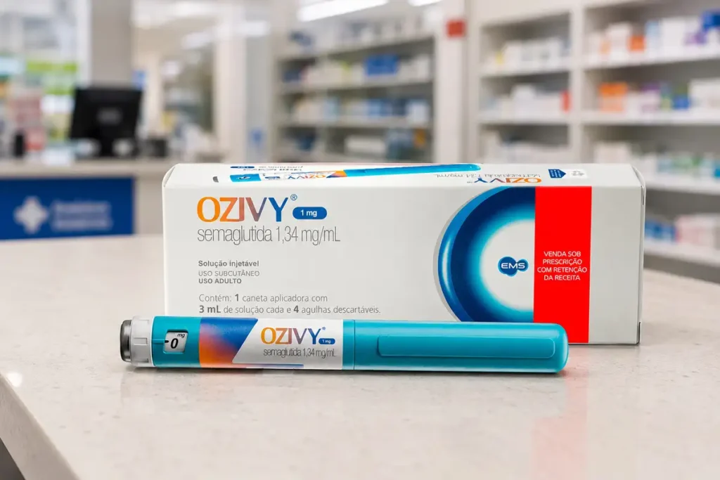 Caneta de Semaglutida Ozivy, medicamento para diabetes tipo 2